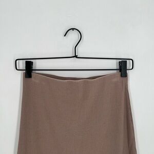 Wilfred Reso High Rise Ribbed Knit Mini Skirt